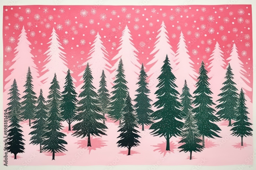 Fototapeta premium Chrismas christmas plant tree.