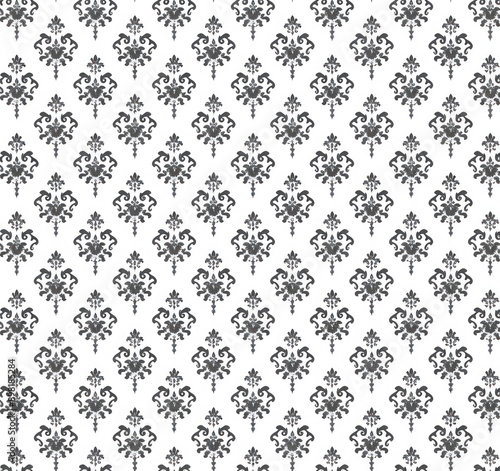 A seamless pattern of abstract on a white background