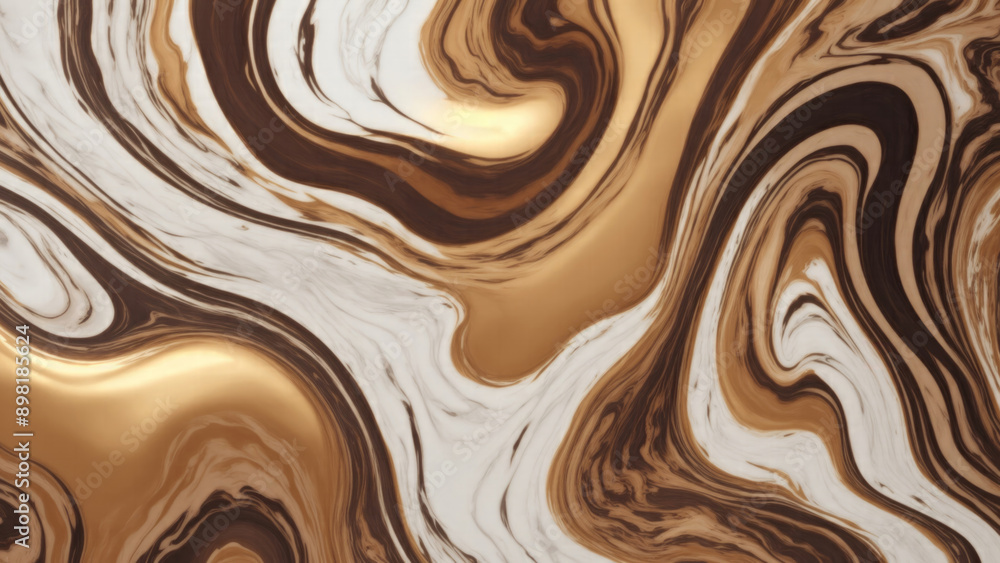 Abstract marbleized Brown creative colors Beautiful paint with the addition of gold effect background Abstract marbleized Brown creative colors Beautiful paint with the addition of gold effect background