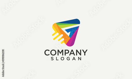 Free Download letter g play abstract colorful logo vector design - GFXLoad