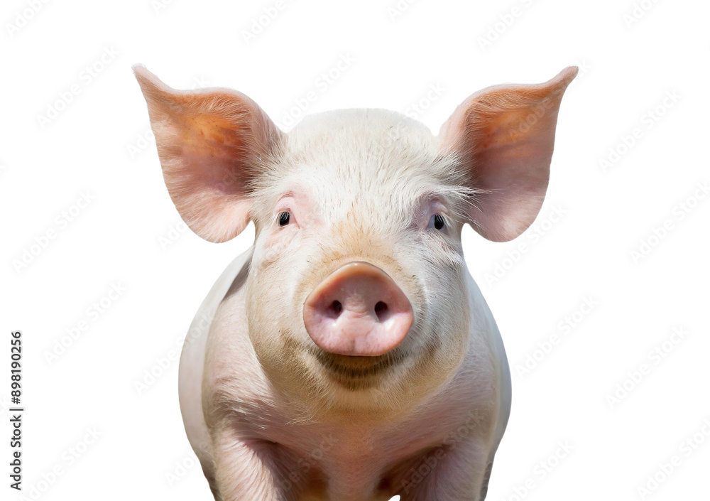 pig isolated on transparent or white background pig isolated on transparent or white background