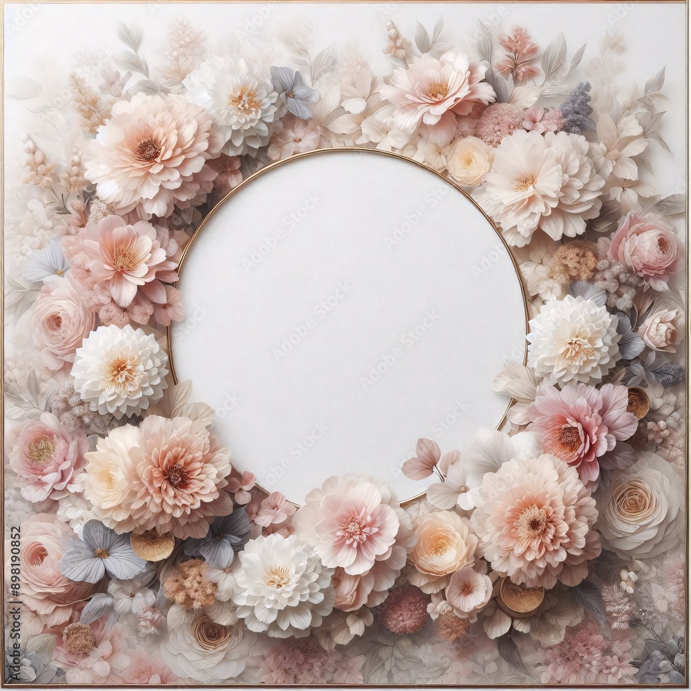 Elegant Floral Arrangement Backdrop Elegant Floral Arrangement Backdrop