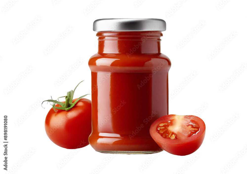 tomato sauce. a glass jar of tomato ketchup. tomato sauce jar mockup template isolated on transparent or white background tomato sauce. a glass jar of tomato ketchup. tomato sauce jar mockup template isolated on transparent or white background