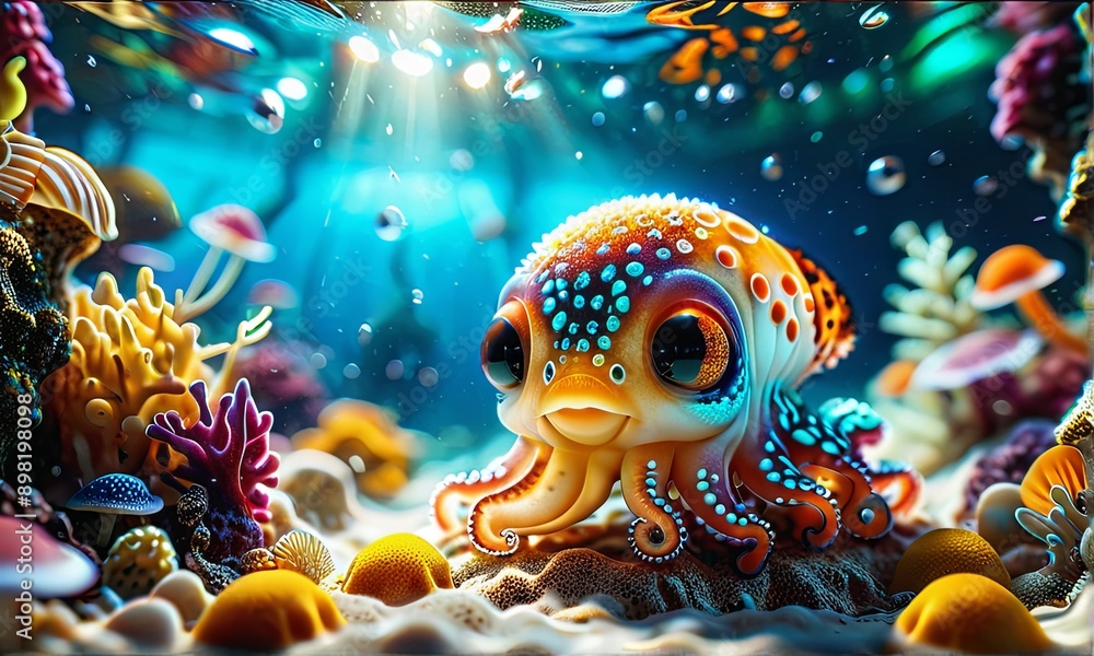 Colorful Octopus Pup Colorful Octopus Pup