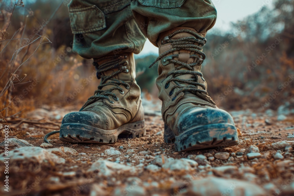 Shoes in dirt Shoes in dirt