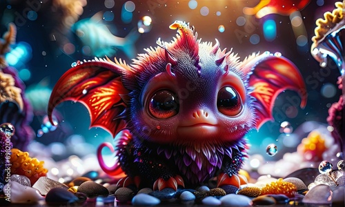 Cute Fantasy Dragon Pup