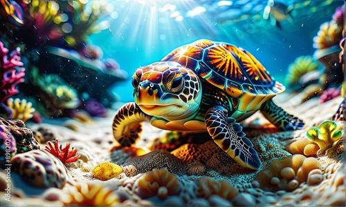 Mystical Sea Turtle