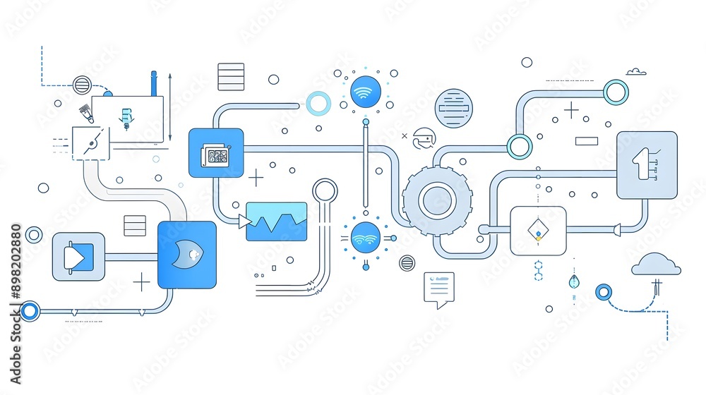 an automated CI pipeline, illustrating code integration, testing, and validation processes to ensure software quality an automated CI pipeline, illustrating code integration, testing, and validation processes to ensure software quality