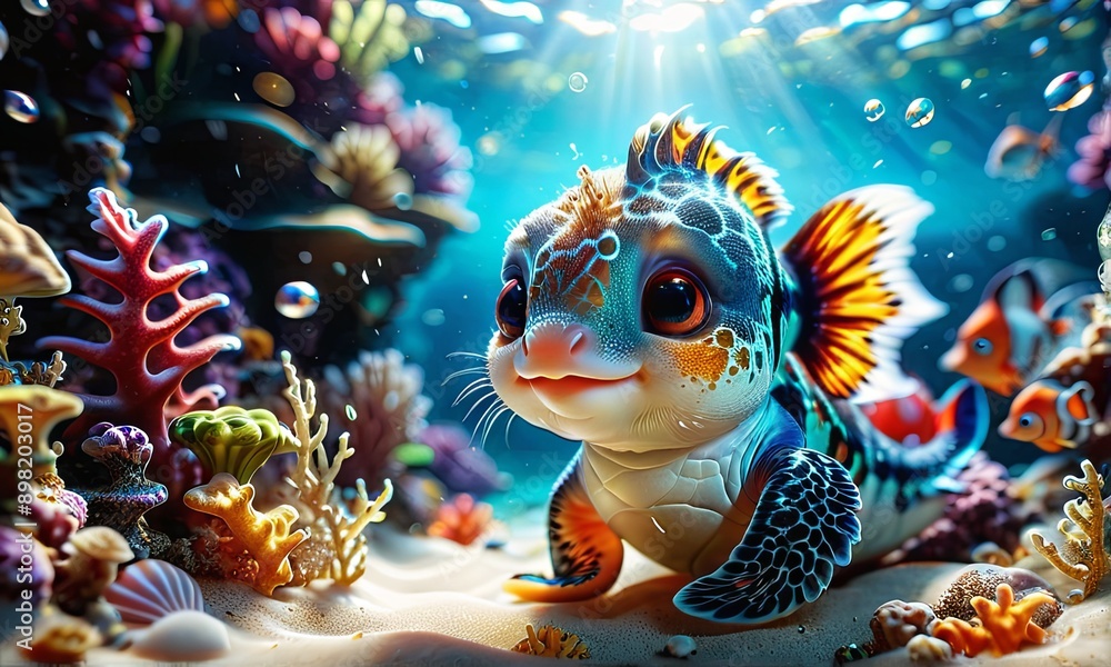 Underwater Dragon Hatchling Underwater Dragon Hatchling