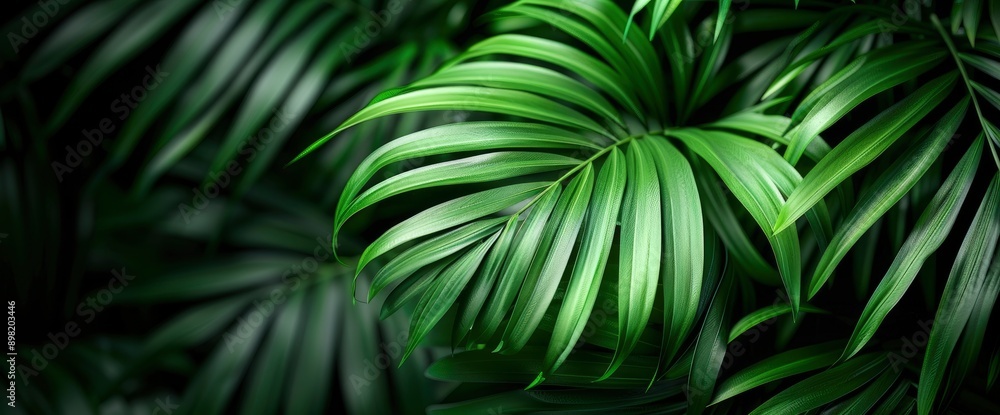 Gray Abstract Background With Palm Leaves Shadow, Creating A Subtle And Tropical Feel Gray Abstract Background With Palm Leaves Shadow, Creating A Subtle And Tropical Feel