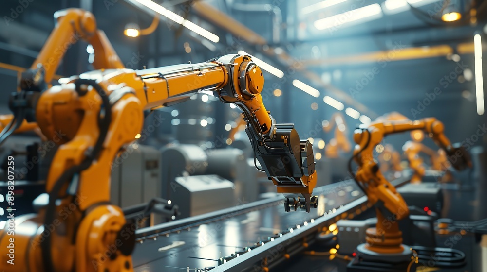 Industrial machine and factory robot arm smart Industrial machine and factory robot arm smart