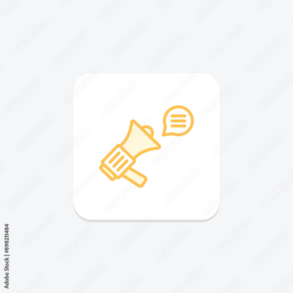 Viral Marketing duotone line icon , vector, pixel perfect, illustrator file Viral Marketing duotone line icon , vector, pixel perfect, illustrator file