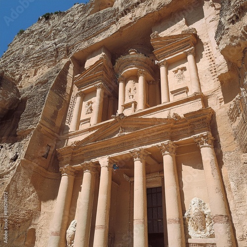 Petra, Giordania, AI generated photo