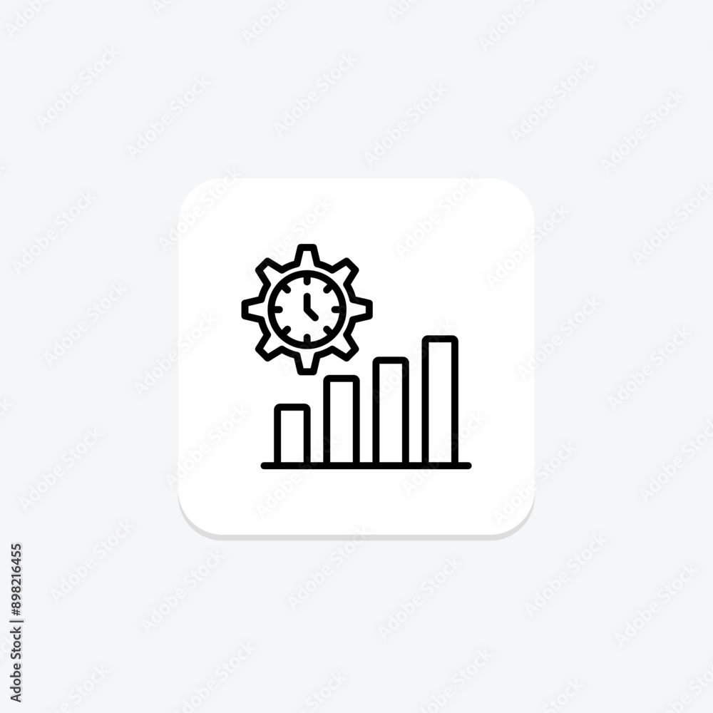 Efficiency line icon , vector, pixel perfect, illustrator file Efficiency line icon , vector, pixel perfect, illustrator file