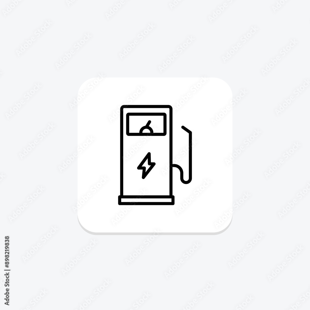 Energy Fuel Pump line icon , vector, pixel perfect, illustrator file Energy Fuel Pump line icon , vector, pixel perfect, illustrator file