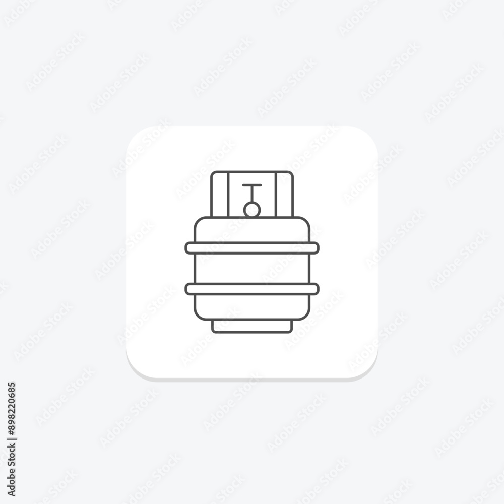 Energy Gas Tank thinline icon , vector, pixel perfect, illustrator file Energy Gas Tank thinline icon , vector, pixel perfect, illustrator file