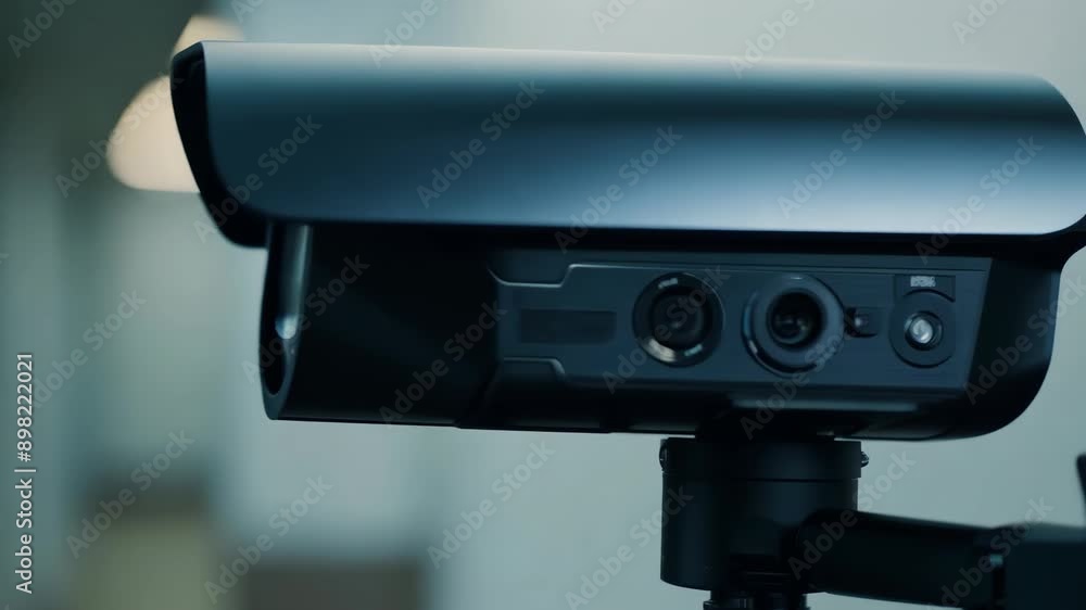 Close-Up of a Security Camera Lens Close-Up of a Security Camera Lens