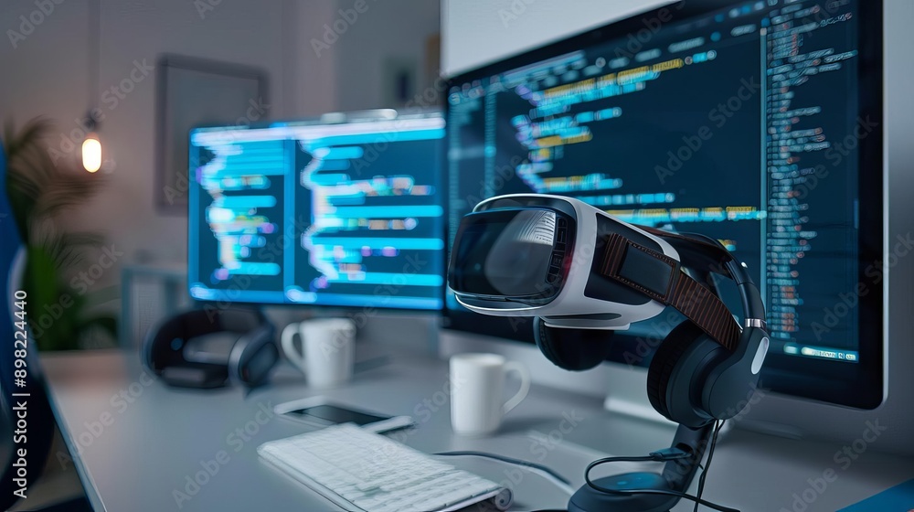 Naklejka premium Programmer Application