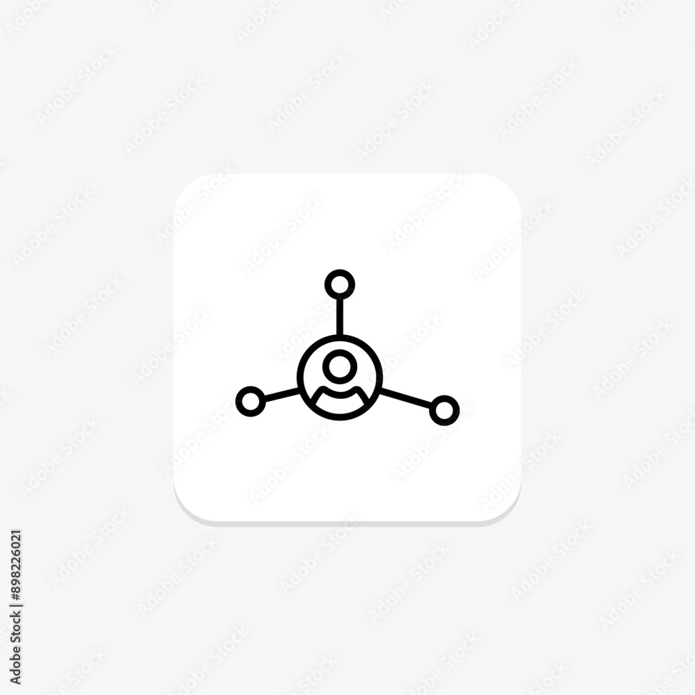 Users network line icon , vector, pixel perfect, illustrator file Users network line icon , vector, pixel perfect, illustrator file