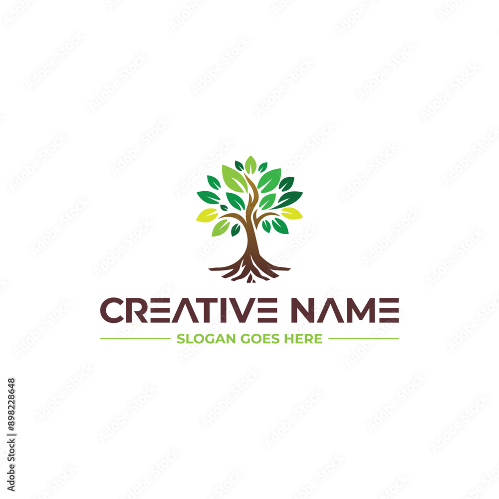 Obraz premium Professional Tree And Brances Logo Design Concept