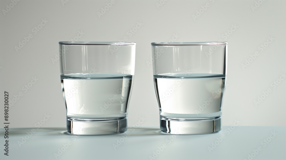 Glass half full or half empty Glass half full or half empty
