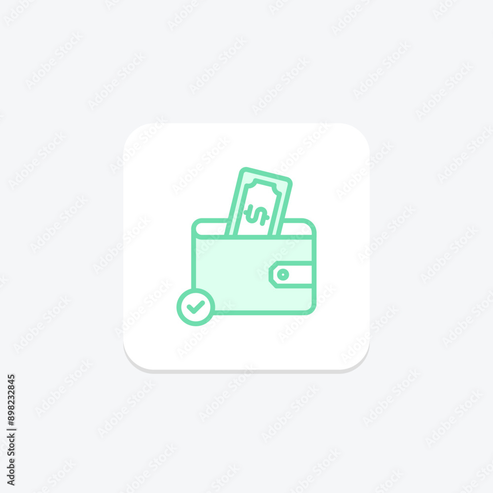 Payment History duotone line icon , vector, pixel perfect, illustrator file Payment History duotone line icon , vector, pixel perfect, illustrator file