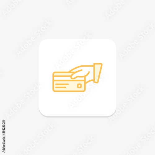 Payment Network duotone line icon , vector, pixel perfect, illustrator file