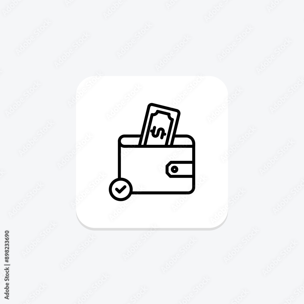 Payment History line icon , vector, pixel perfect, illustrator file Payment History line icon , vector, pixel perfect, illustrator file