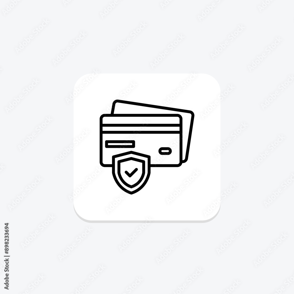 Payment Approval line icon , vector, pixel perfect, illustrator file Payment Approval line icon , vector, pixel perfect, illustrator file