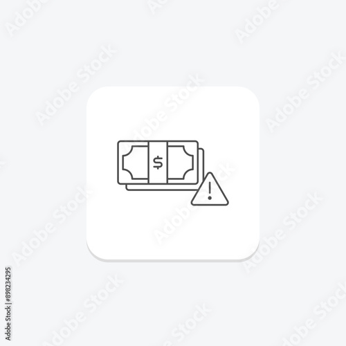 Payment Gateway thinline icon , vector, pixel perfect, illustrator file