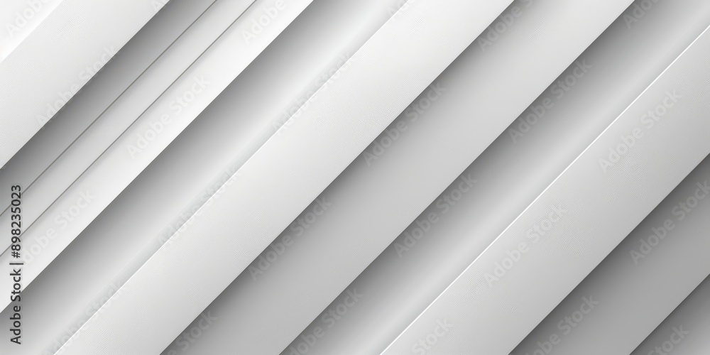 Obraz premium Clean and simple seamless white background with faint diagonal stripes