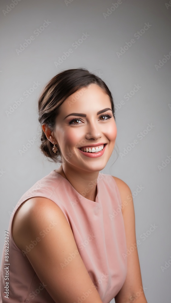 Portrait of a Beautiful Lady Smiling with Radiant Expression and Natural Beauty Captured in a Stunning Photograph Portrait of a Beautiful Lady Smiling with Radiant Expression and Natural Beauty Captured in a Stunning Photograph