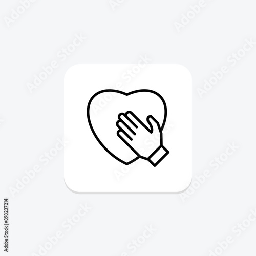 Self Honesty line icon , vector, pixel perfect, illustrator file