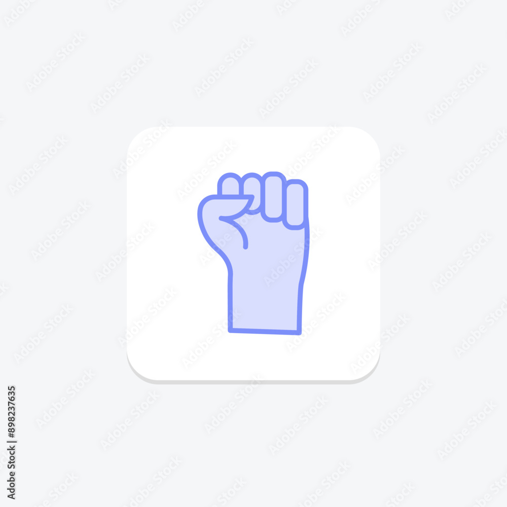 Self Empowerment duotone line icon , vector, pixel perfect, illustrator file Self Empowerment duotone line icon , vector, pixel perfect, illustrator file