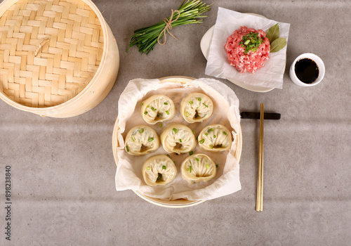 Korean Dumpling, Gyoza, Mandu, Dimsum