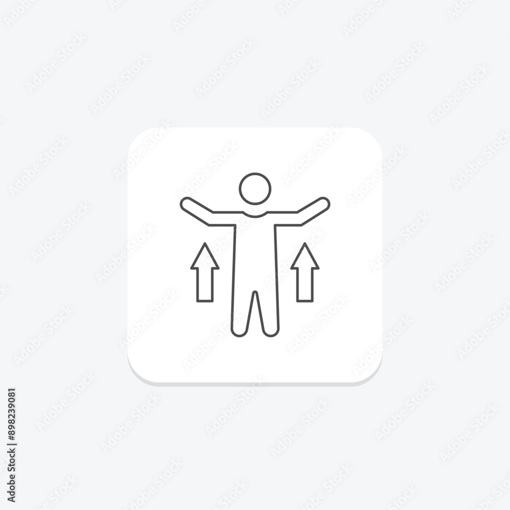 Self Realization thinline icon , vector, pixel perfect, illustrator file Self Realization thinline icon , vector, pixel perfect, illustrator file