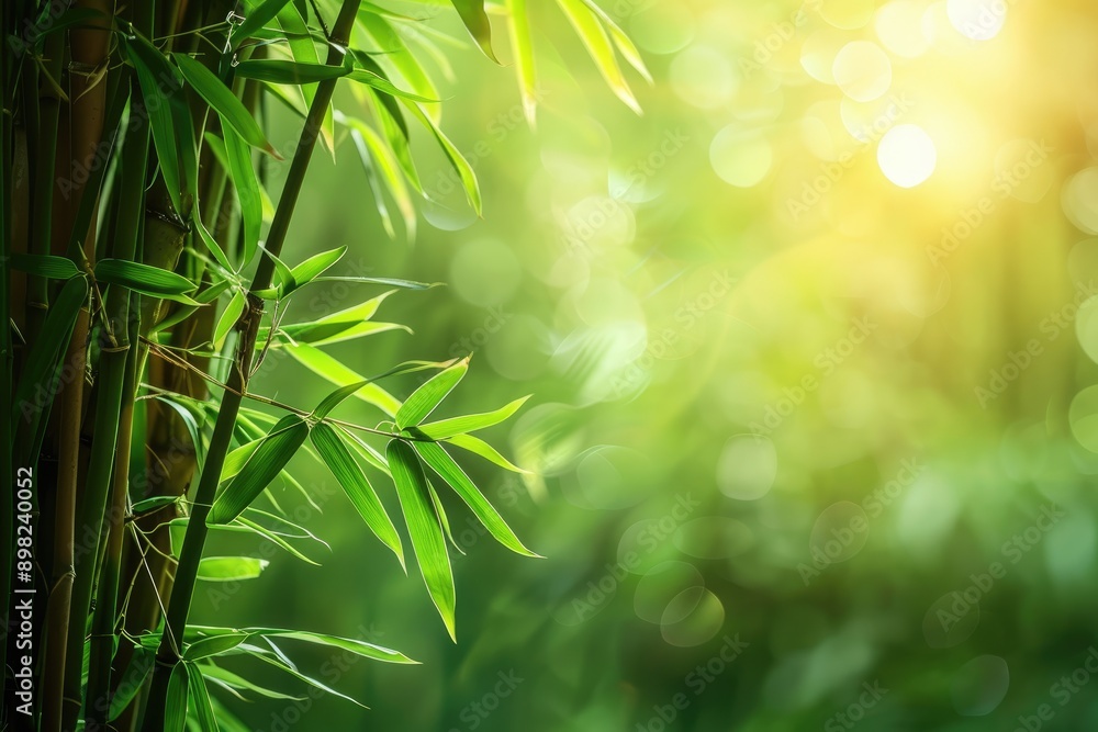 Close-up of bamboo stalks and leaves. Perfect for nature, growth, or eco-friendly themes. Close-up of bamboo stalks and leaves. Perfect for nature, growth, or eco-friendly themes.