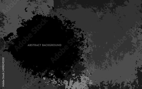 Gray and black grunge abstract texture background. With free space for text.