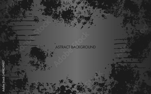 Gray and black grunge abstract texture background. With free space for text.