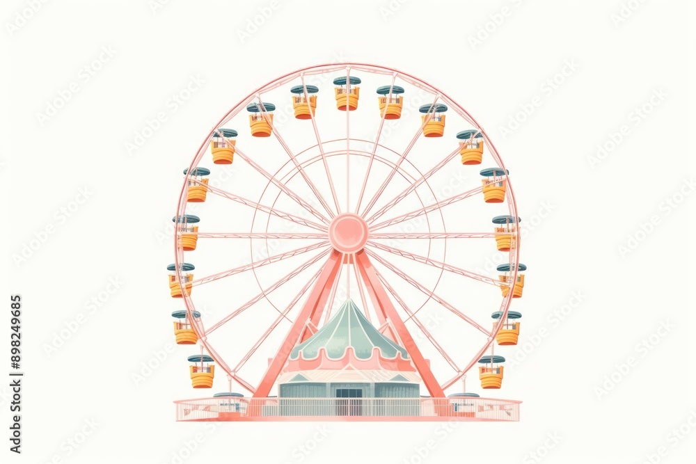 Obraz premium Ferris wheel fun ferris wheel architecture.