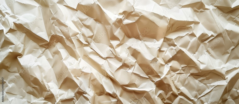 Obraz premium Background with crumpled paper creating texture suitable for copy space image