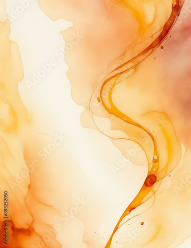 abstract orange background - abstract orange spashes background - Generative AI photo