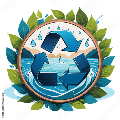 Water recycle logo 