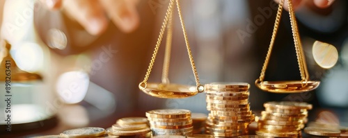 Hands balancing assets and exchange rates, symbolizing fair global compensation