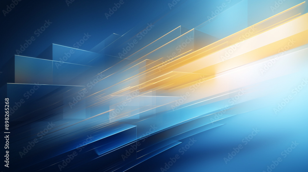 abstract blue gold digital background. abstract blue gold digital background.