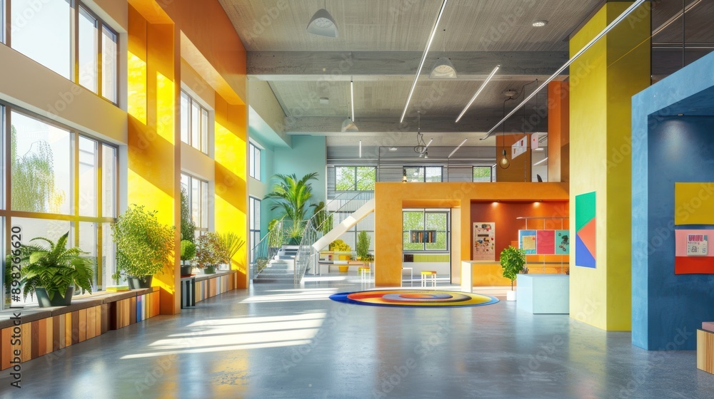 Modern school recreational area components for students Modern school recreational area components for students