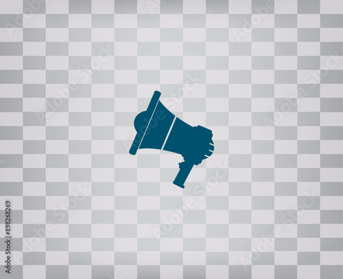 Vector illustration on a gray background with a gradient