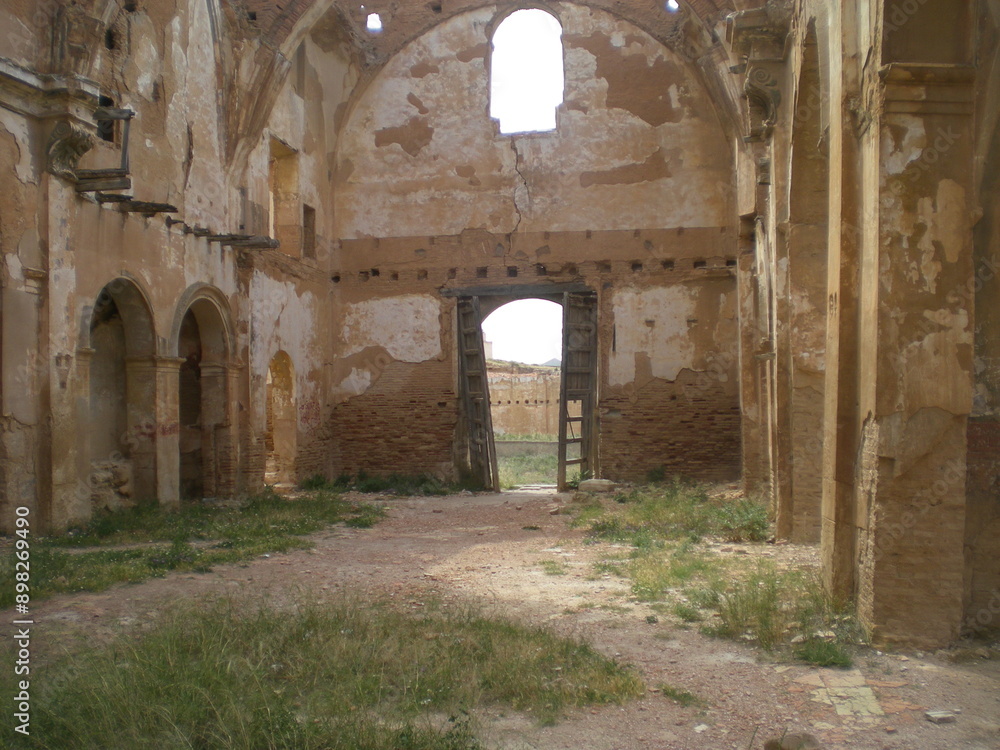 Ruins of the Old Town of Belchite, destroyed during the Spanish Civil War Ruins of the Old Town of Belchite, destroyed during the Spanish Civil War