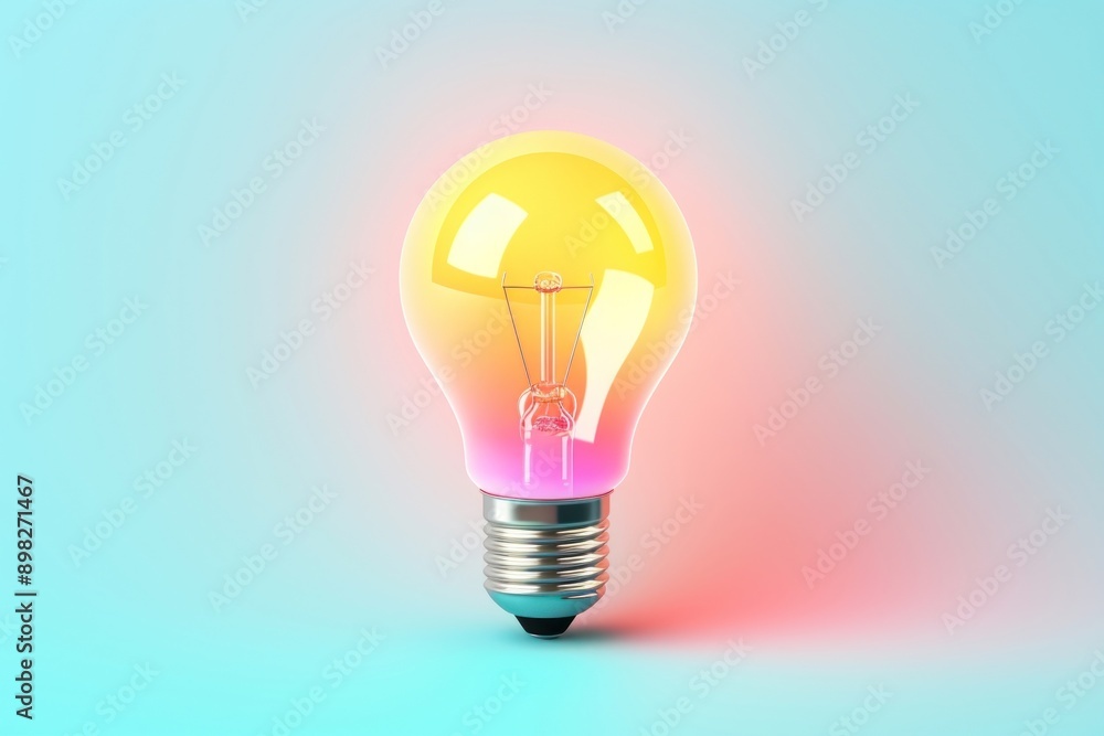 Light lightbulb illuminated electricity. Light lightbulb illuminated electricity.