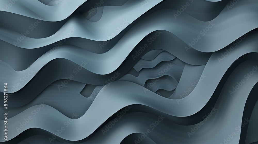 Abstract background with wavy shapes forming modern design Abstract background with wavy shapes forming modern design